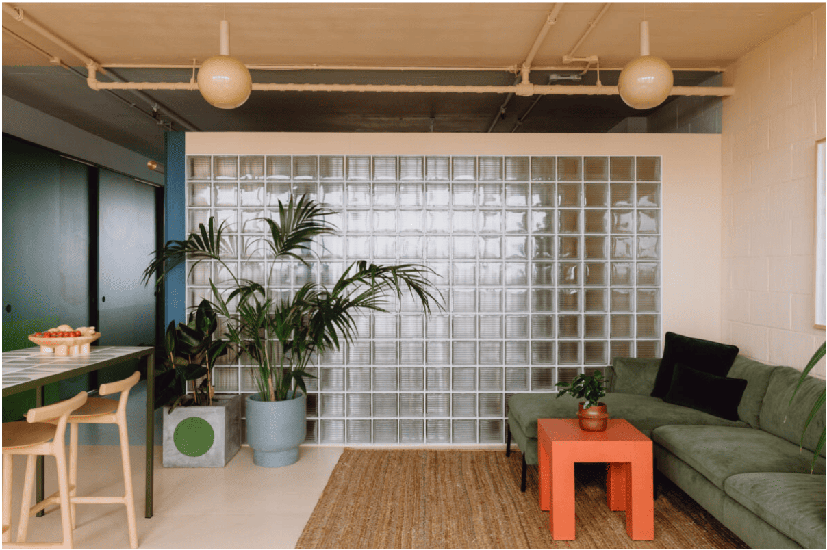 Rumah minimalis dengan glass block